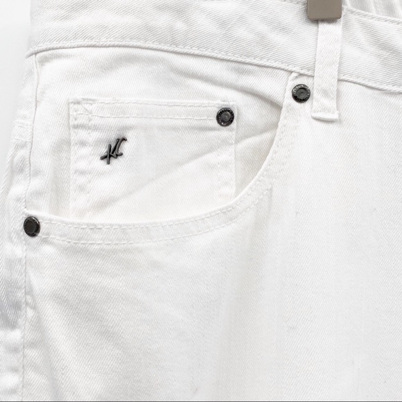 Kenneth Cole Slim Fit White Jeans - Picture 5 of 8